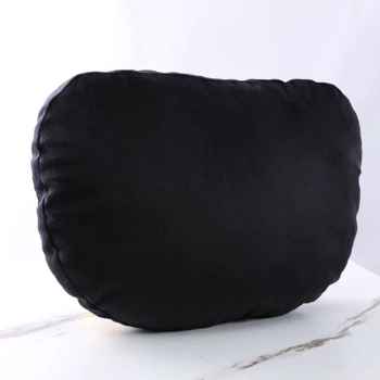 Car Suede headrest Neck guard pillow Universal in-car memory cotton high elastic soft waist back seat headrest