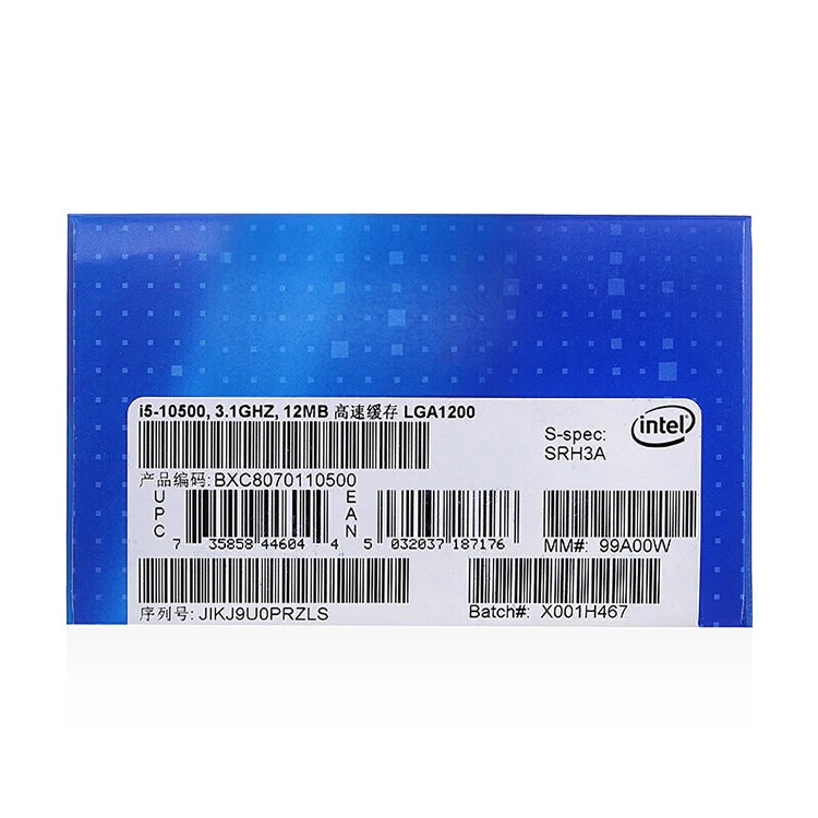 Intel Core i5-10500 6-Core Desktop Processor up to 4.5 GHz