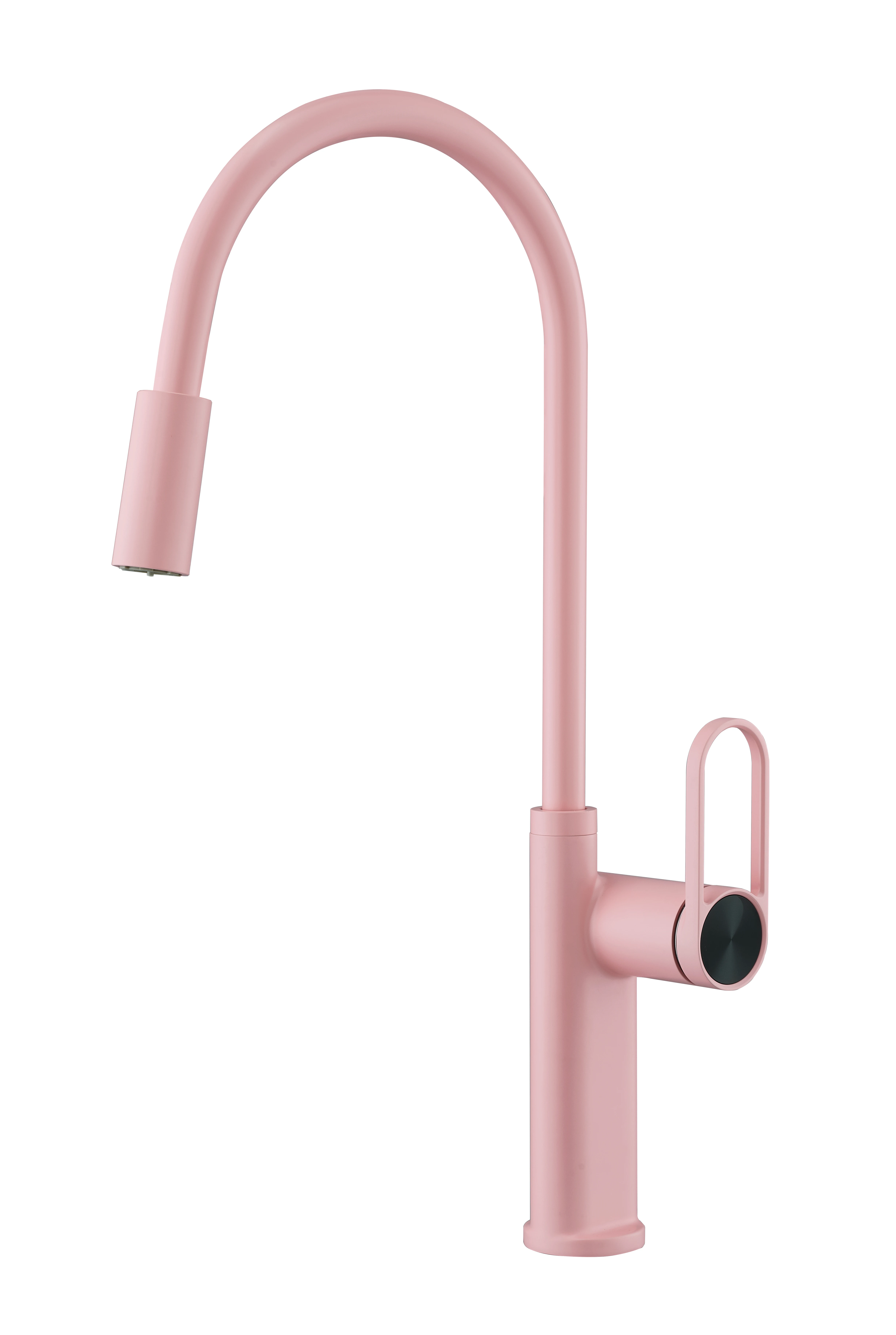 Copper Alloy Pull-Out Wall-Mounted Kitchen Faucet Modern Design