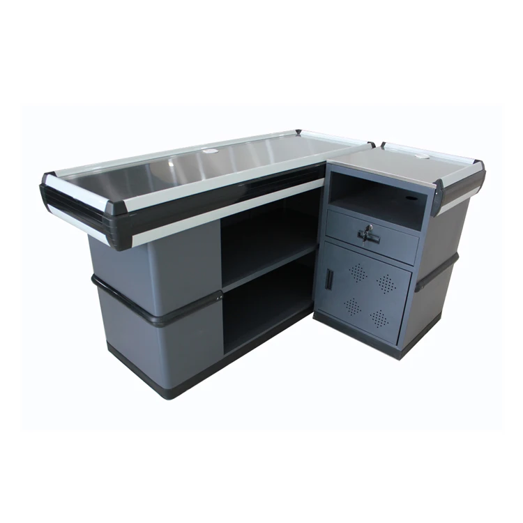 Round Checkout Counter Supermarket Checkout Counter  Convenience Retail Store Cash Table