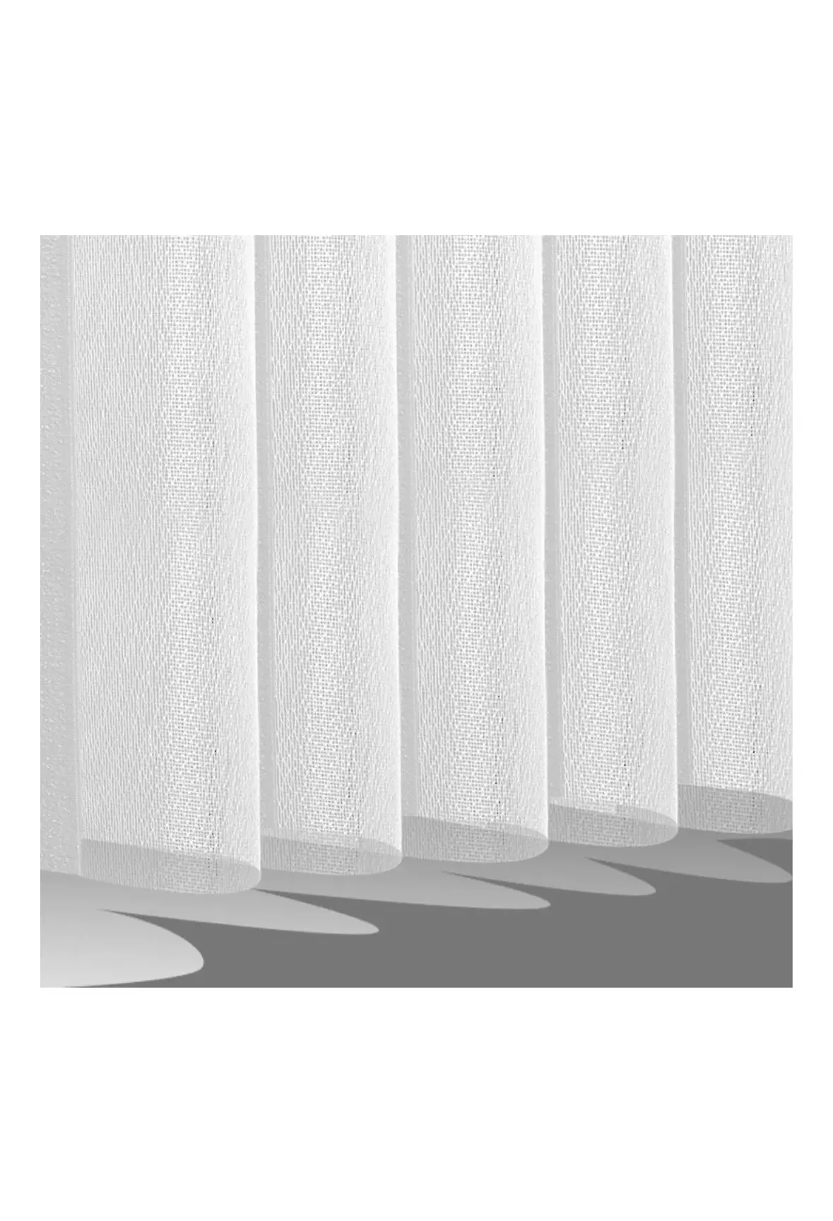 Factory Wholesale Manual Vertical Sheer Polyester  Weaving 85-90% Curtain Blackout Vertical Dream Curtain Blind for Patio Living