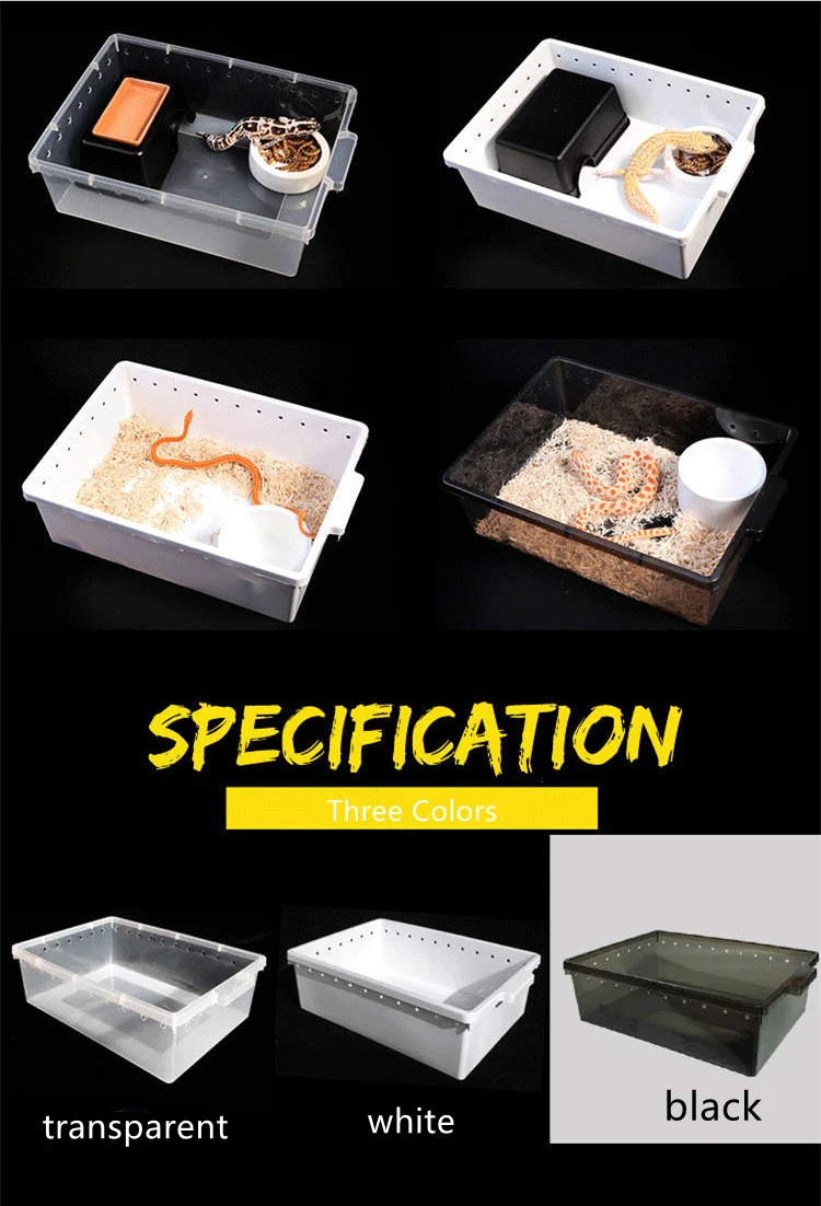 Image showcasing A4 A5 A6 Reptile Breeding Tubs - Durable & Transparent