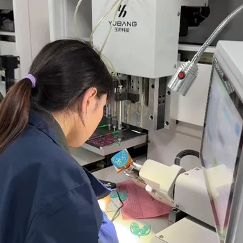 YuBang Jewelry Gem Zircon Stone Setting Gemstone Insetting Machine Automatic Diamond Setting Machine