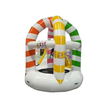 2.5*3m/8.2*9.8ft mini single inflatable human bouncer for party colorful inflatable single castle jumping bouncer for sales