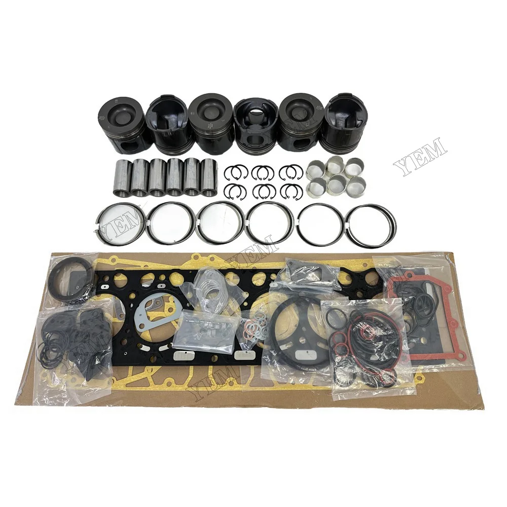 Stock Complete Rebuild Kit With Piston Ring Gaskets Suitable for Volvo D6D High Performance Engine Parts 2