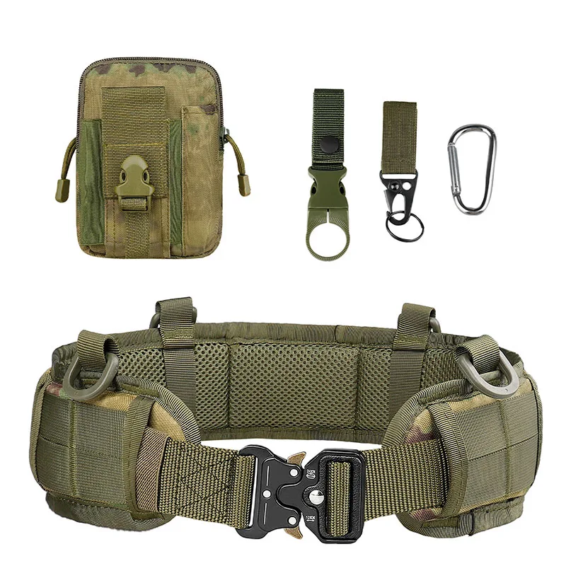 Multifunctional Tactical Waist Wrap Set Outdoor Molle Tactical Belt Field Cs Waist Wrap