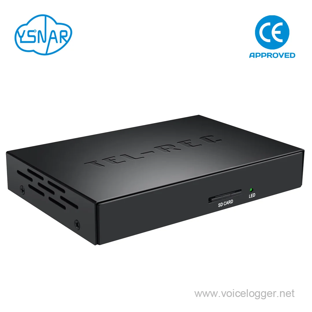 1 Channel/Port Standalone PBX SMDR Cloud Network Telephone Recorder, NAR-6101S Single Line Phone/Radio Voice Logger With SD Card