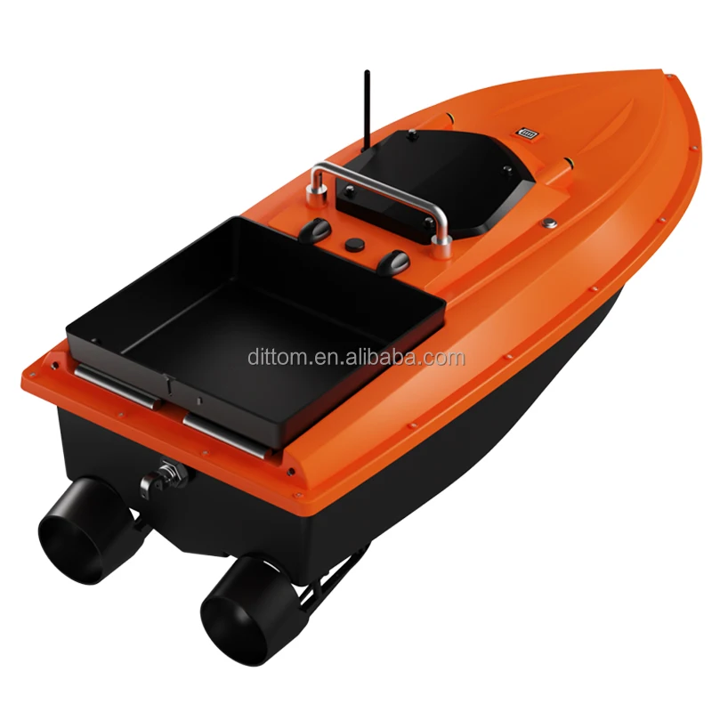 Barco Cebador RC Con GPS De 180 Puntos, Doble Sistema BeiDou, Alcance 800m Y Carga 3kg Para Pesca Profesional