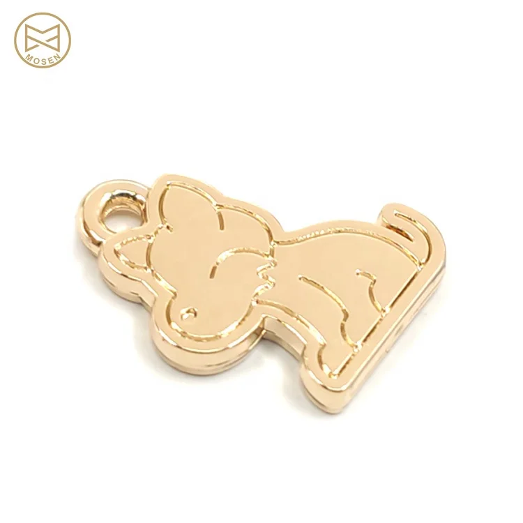 Wholesale Seawater Resist Custom Engraved Jewelry Tags Brand Metal Logo