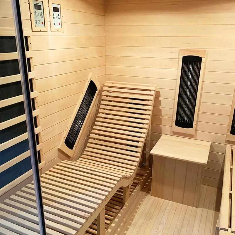 New model 4 people infrared sauna room house