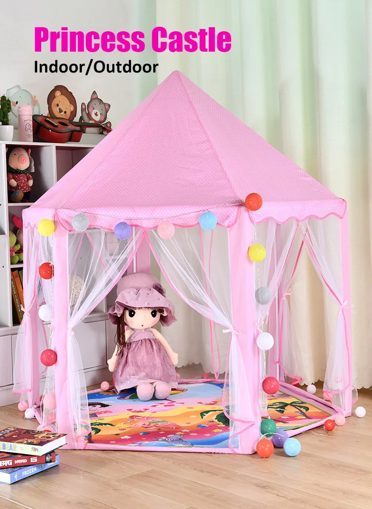 Beautiful Girl Princess Playhouse Castle for Indoor &Outdoor