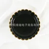 Gold embossed white paper cup-10 pcs