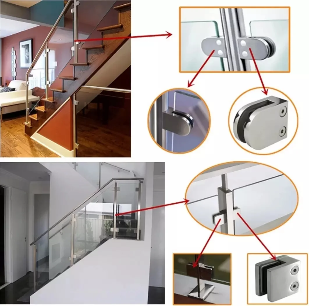 High Quality Customized Stainless Steel Post Glass Balustrade