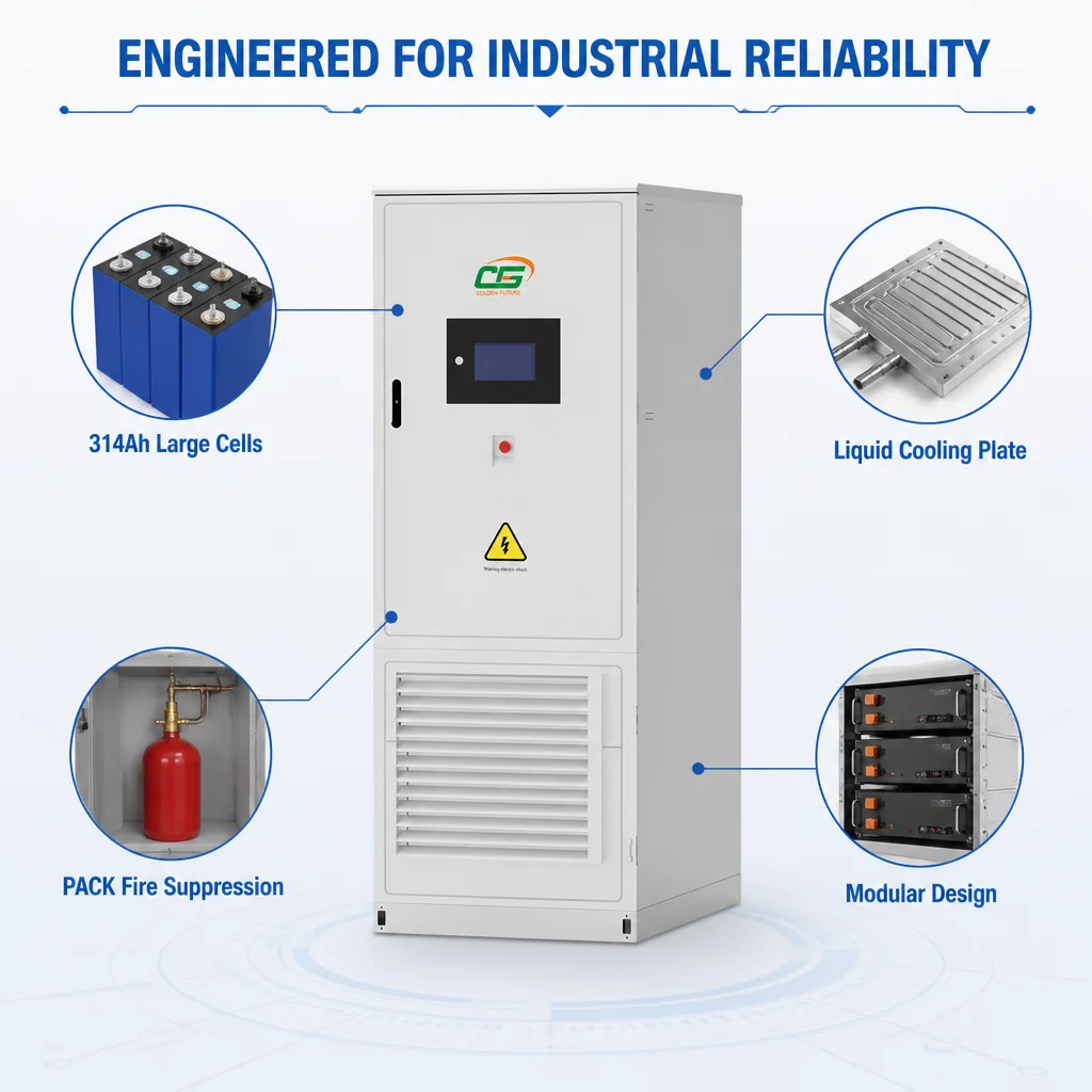 product ces 261 l all in one industrial power station 125kw 261kwh lifepo4 battery for ci energy storage system-5