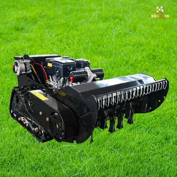 Free Ship 800mm 1000mm Remote Control Diesel Flail Lawn Mower Zero Turn Crawler Lawn Mower Intelligent Lawn Mower for Bushes