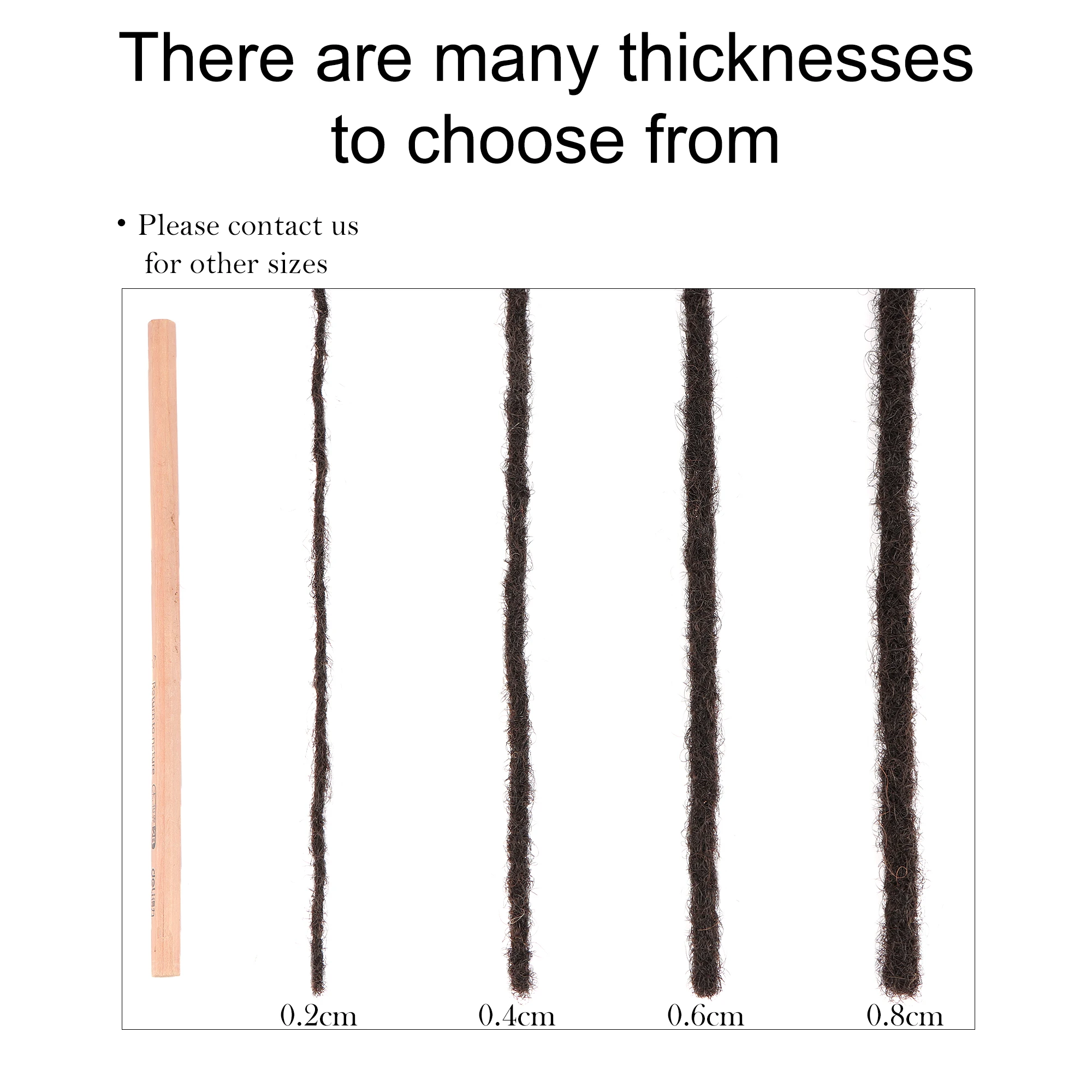 Orientdreads Wholesale Price Locks Cheveux Naturel Afro Kinky Locs Extension Human Dreadlocks for Man Cheap Dreads