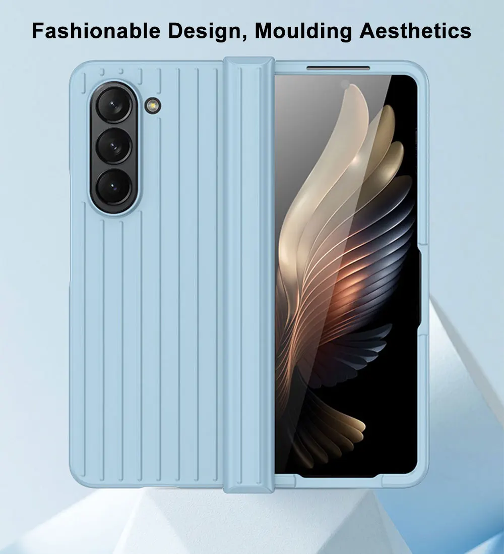 Pc Phone Case For Samsung Galaxy Fold5 Fold4 Fold3 Z Fold2 High Quality Luggage Fold Mobile Cases Sjk118 Laudtec factory
