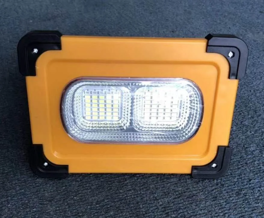 IP65 водонепроницаемый портативный многофункциональный прожектор на солнечной батарее уличный аварийный для кемпинга с usb и батареей