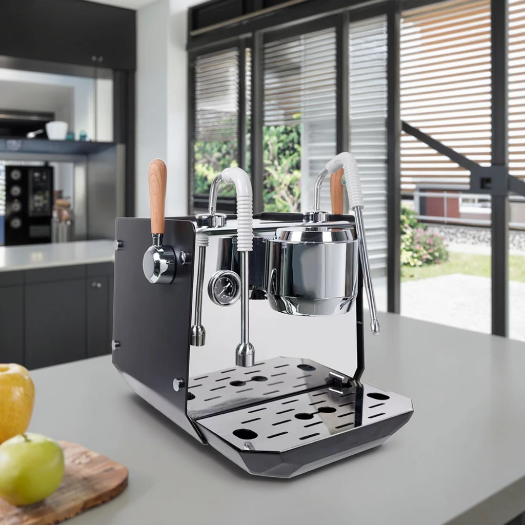 product single group cafe and home use espresso coffee machine cappuccino latte semi auto coffee maker-14