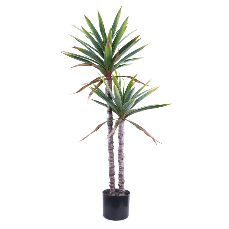 Заводской поставщик оптовая продажа сизаль конопля Агава растения для украшения сада искусственное растение дерево сисалана бонсай