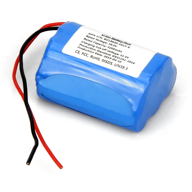 LiTech Power 5S1P rechargeable electric tool/toy battery pack with BMS deep cycle 18v 3000mah