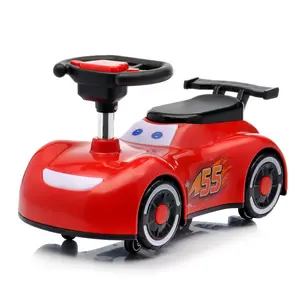 Children's Plastic Four-Wheel Ride-On Toy Scooter for 1-3 Years Old Baby Boys and Girls