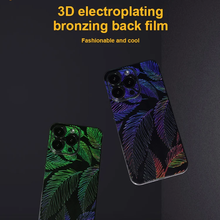 VIMSHI 3D Embossed 3M Printing Machine Mobile Phone Hidrogel Protection Back Skin Cutting Hydrogel Films for iPad Laptop