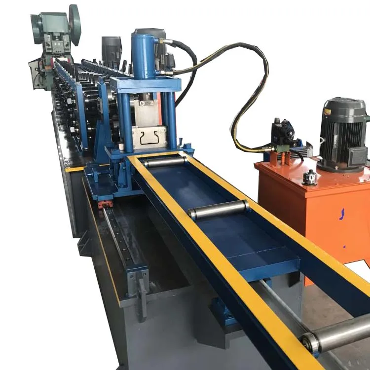 Warehouse Market Shelves Storage Rack Upright Pilliar Steel Profile Roll Forming Machine