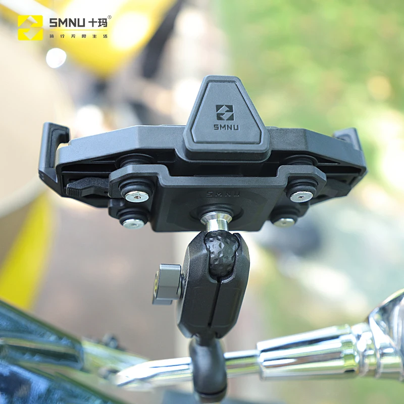 SMNU Kunpeng M2 Series Ultra-Stable Flexible Mobile Stand Bike Phone Mount Motorcycle Cell Phone Holder for Bicycle Series