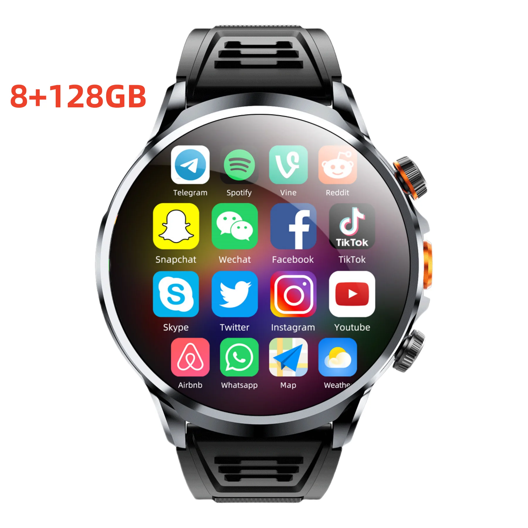 H18 Smart Watch 4G Sim Card HD Camera GPS Sport Tiktok Youtube 1100mAh Battery Relojes A aperçu 2