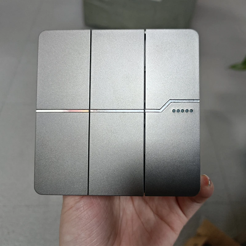 PC 10A 1Gang 2Gang 3Gang 4Gang Switches and Socket UK/EU Standard Wall Light Push Button Switch