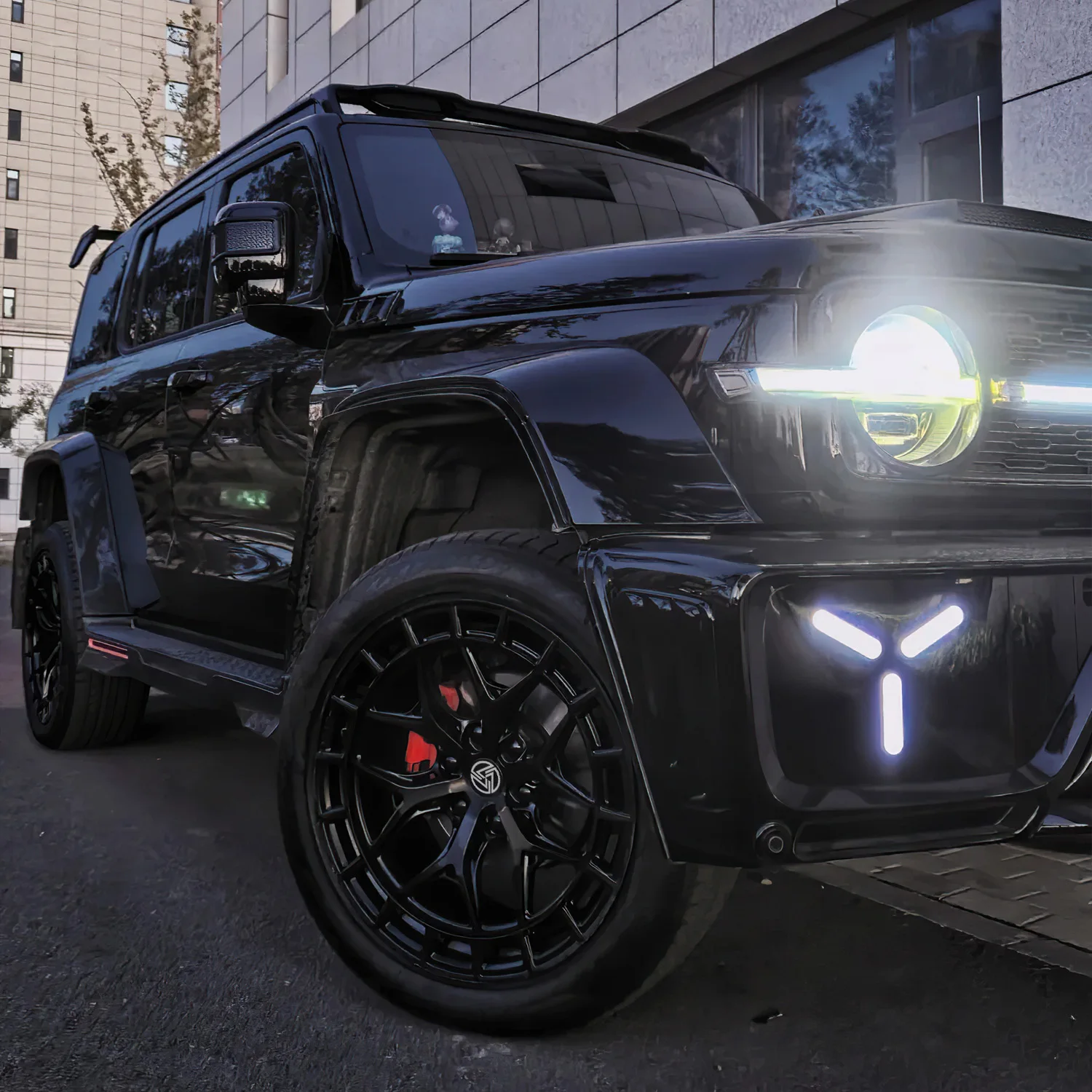 XL 20x10 Custom Forged Deep Concave Wheels 6x139.7 Black Multi-Spoke Rims for Offroad Truck Forged Off-road Wheels - Image 4