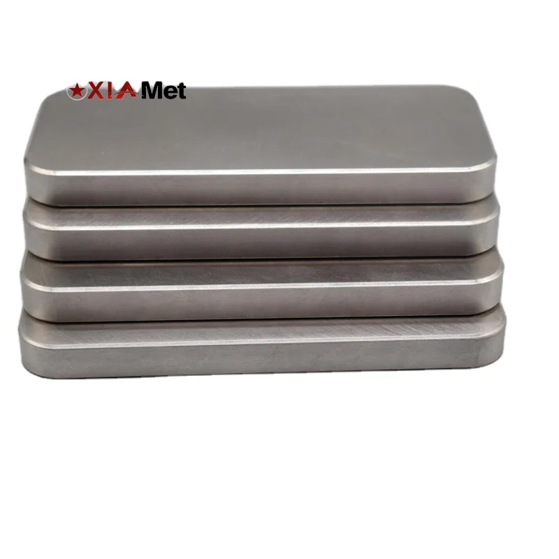 Customized Gold Plated Tungsten Bar 1kg Tungsten Block Ingot Alloy