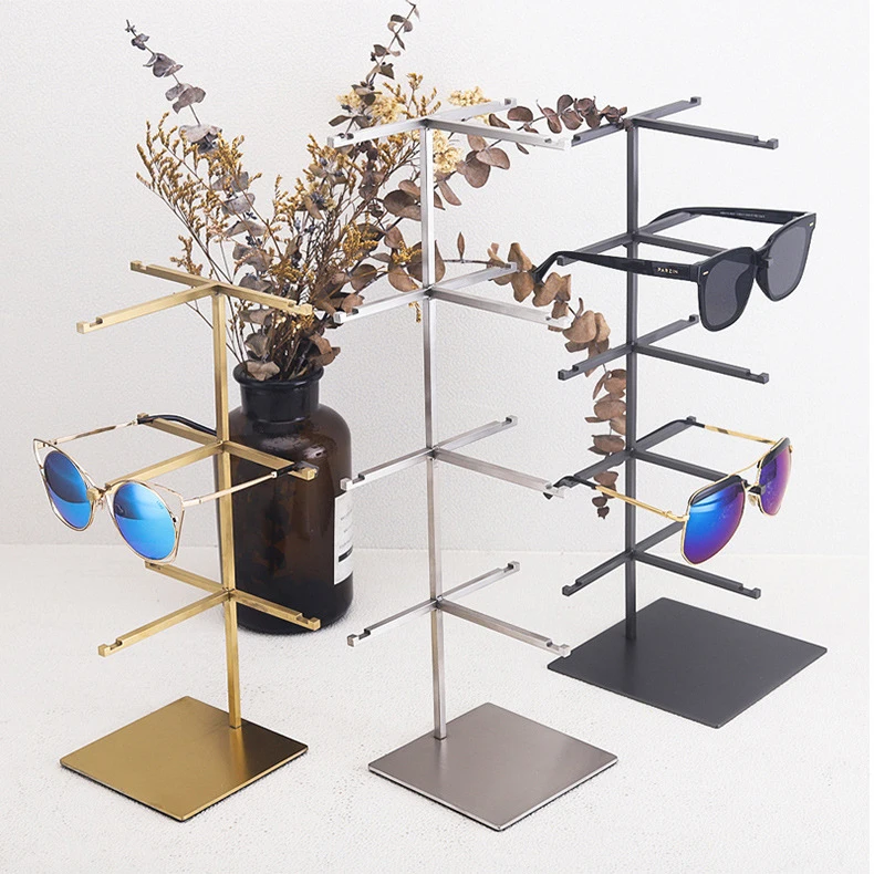 Custom Sunglasses Rack Sunglasses Rack Organizer Holder Hooks Showcase Table Top Advertisement ...