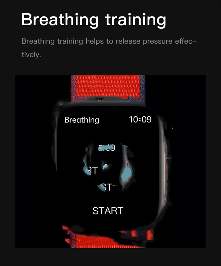 Hiwatch Smartwatch Series 7 breathing training