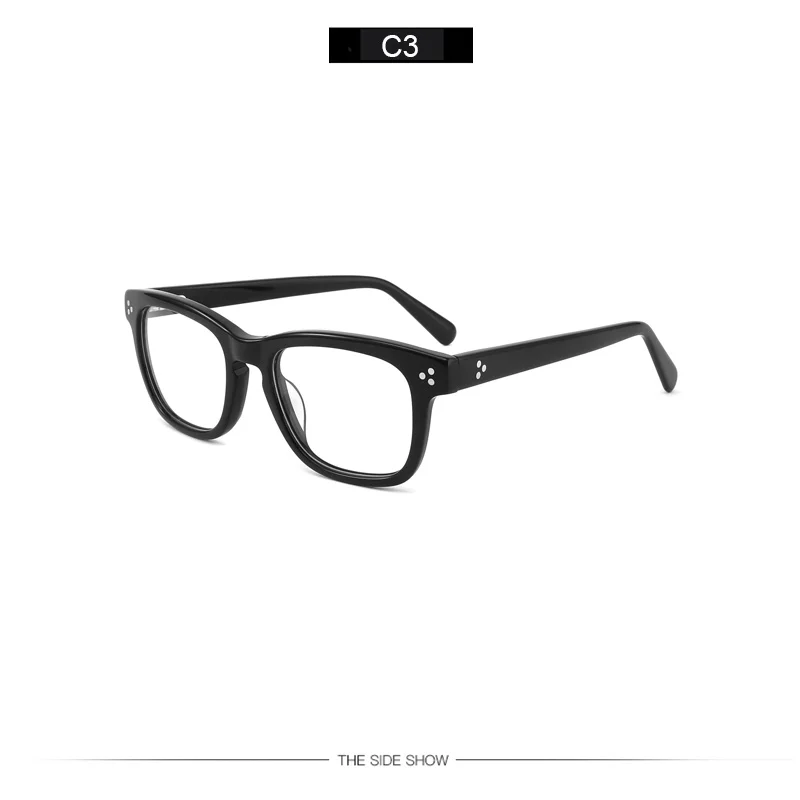 Eyeglasses Frames Classic Black Square Acetate Men Glass Frames Buy