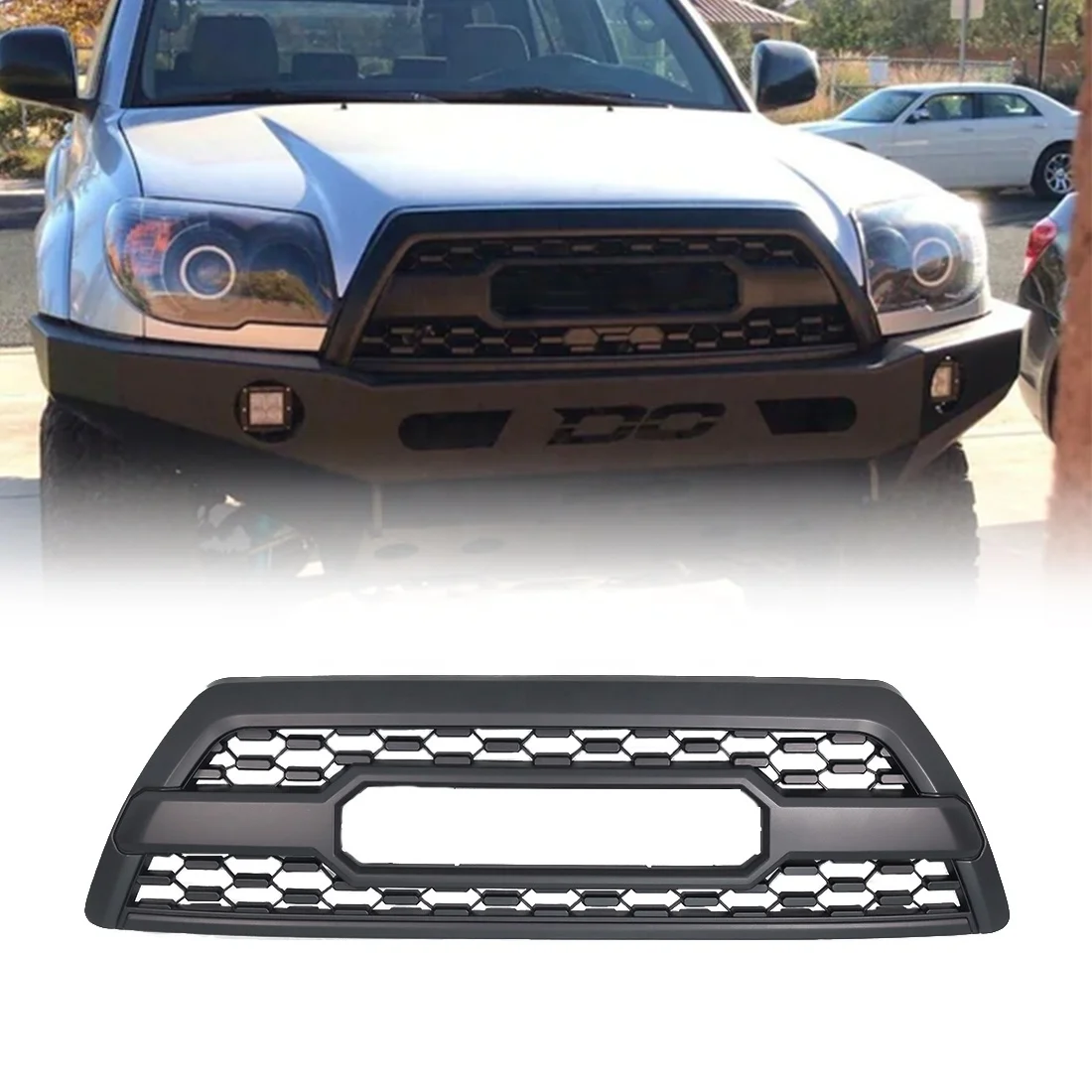 Car Grills Offroad Replacement Parts Front Grille Without Light Fit