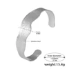 Steel Textured Cuff Bracelet