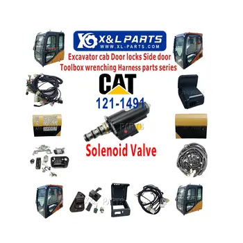Solenoid Valve 121-1491 1211491 for Caterpillar CAT 315C 320C 325C 330C 330D VALVE GP-SOLENOID 1211491 Solenoid Valve 121-1565