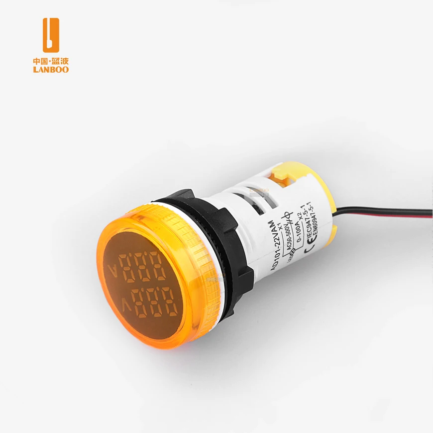 Amperímetro de CA trifásico programable LED digital 1A 5A 10A HHO Amperímetro de CA trifásico programable LED digital 1A 5A 10A HHO