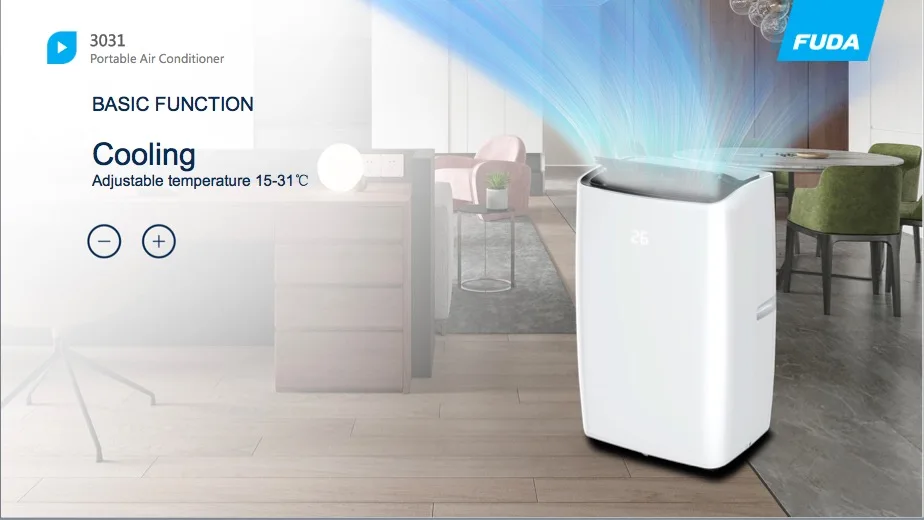 18000BTU 16-20K Cooling & Heating Hot Selling UVC purifier Floor Standing Home Household WIFI Portable Mobile air conditioner