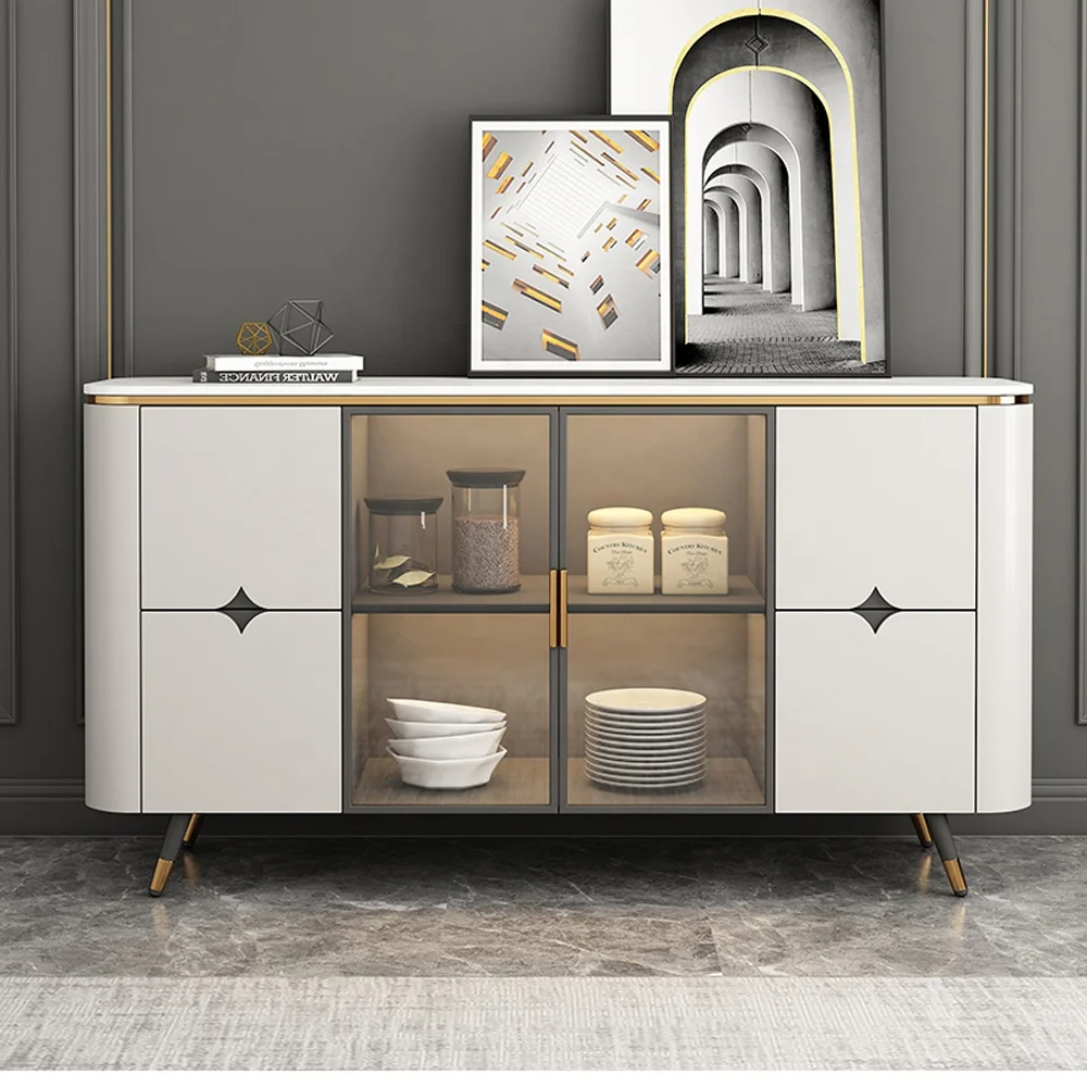 Light Luxury Modern Slate Sideboard Home Furniture Living Room Against The  Wall Gold Console Table Storage Storage Cabinet - China Console Table,  Luxury Console Table