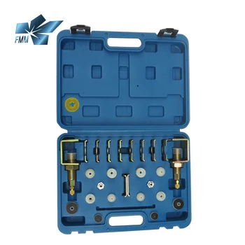Universal A/C Leak Testing Detector Tool / Flush Fitting Adapter Kit for A/C System Repair Tool