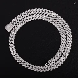 マイアミ キューバンリンク 7-24インチ モアッサナイト ダイヤモンド