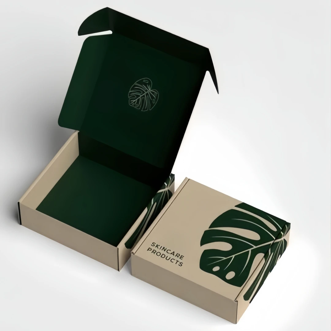 Custom Corrugated Packaging Carton Mailer Shipping Box OEM Custom Empty Child-Lock Paper Box