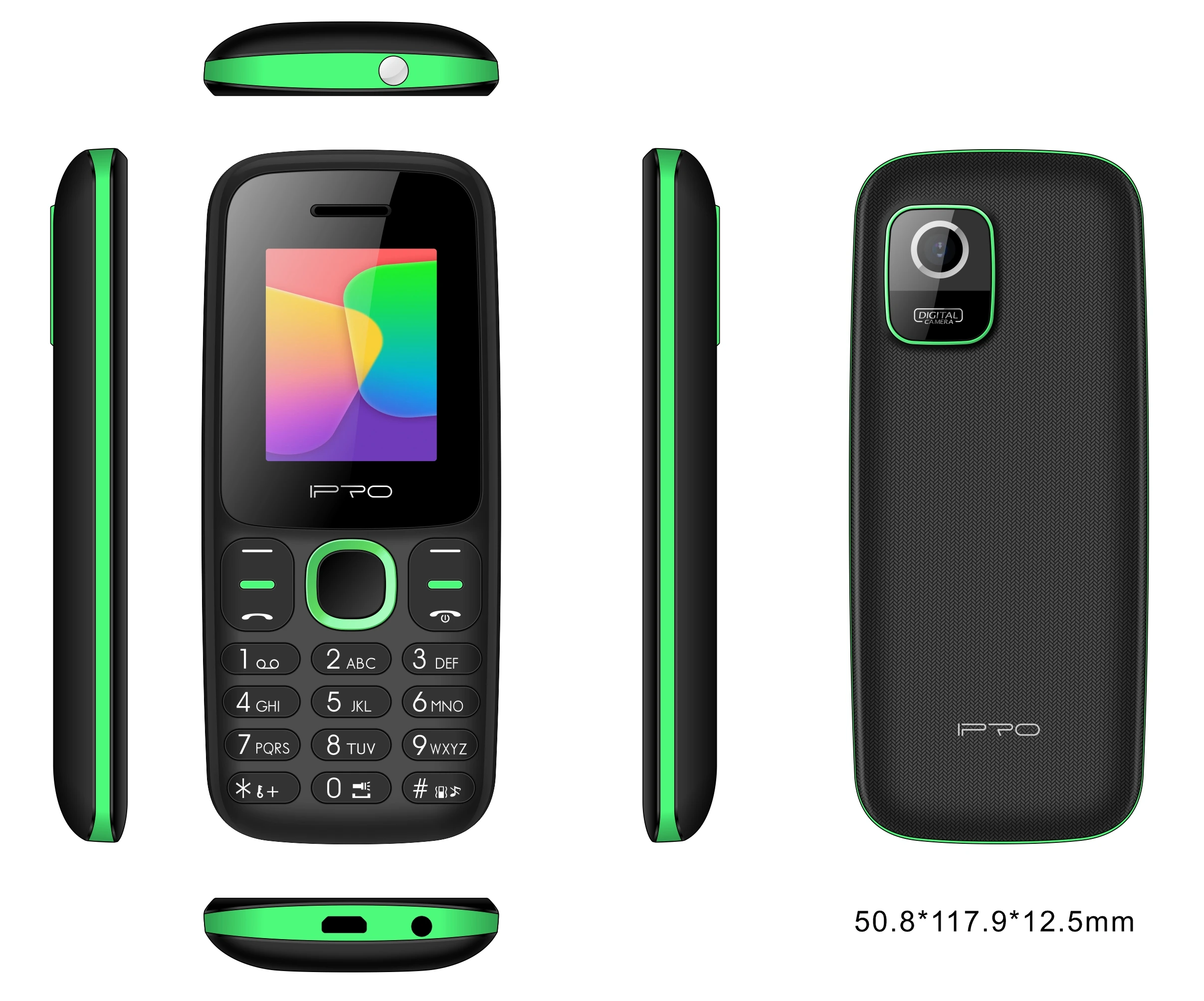 Cheap IPRO A7 Mini Dual SIM Mobile Phones 2G Feature Phone