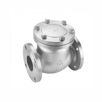 ANSI 3 Inch Stainless Steel Swing Check Valve 150lb/300lb JIS10K CF8M Manual Power High Temperature Application