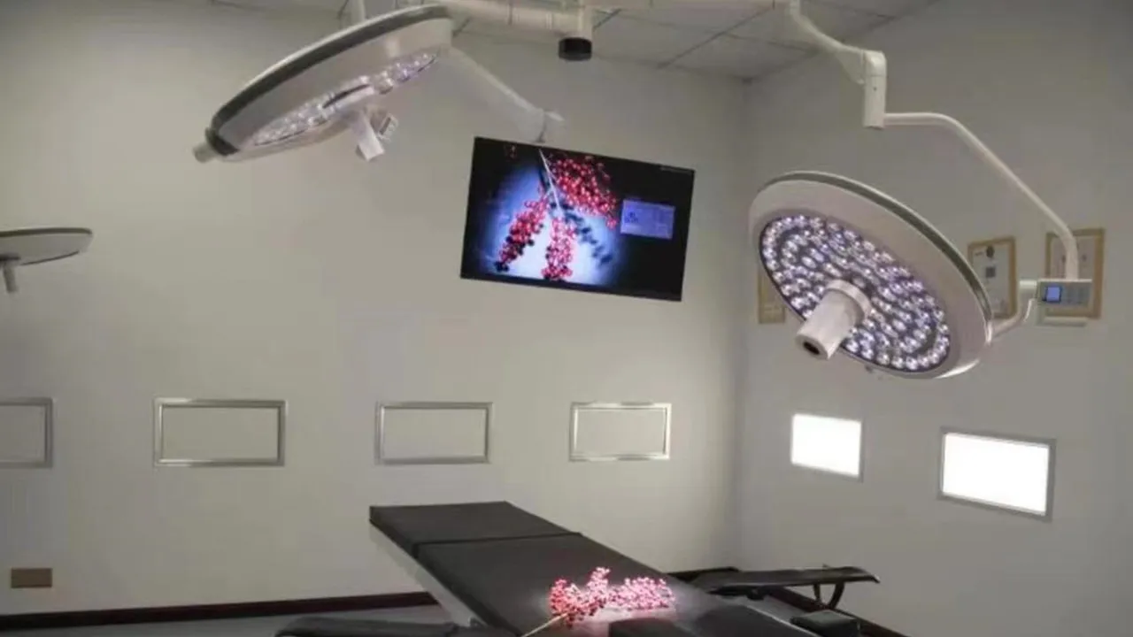 Led Ot Light Double Dome Operating Lamp LED Celling Ot Lights 180000 lux Operating LED Scialytic Lamp for Surgery