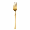 Dinner fork - matte gold