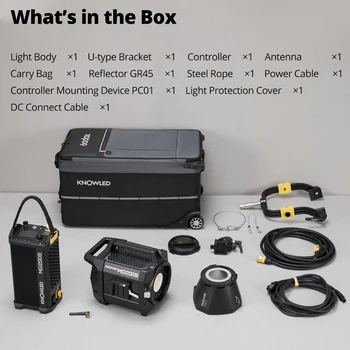 Godox MG1200Bi LED Video Light 1200W Full Output Bi-Color With Portable Case and Built-in FX Effects Photo Studio Accessory product image
